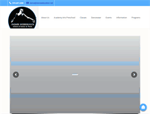 Tablet Screenshot of danceeducation.net